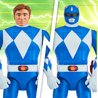Mighty Morphin Power Rangers Auto-Morphin Figures - Blue Ranger - Toyworld Australia