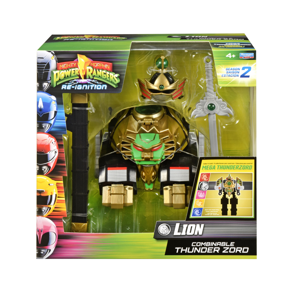 Power Rangers Re-Ignition Combinable Thunderzord Action Figure - Lion