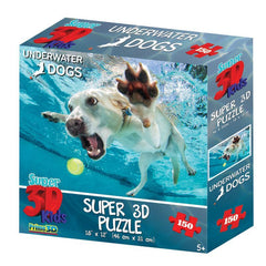 PRIME 3D 150 PIECE PUZZLE UNDERWATER DOGS