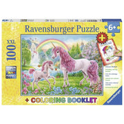 Ravensburger Magical Unicorns 100 Piece & Colouring Booklet