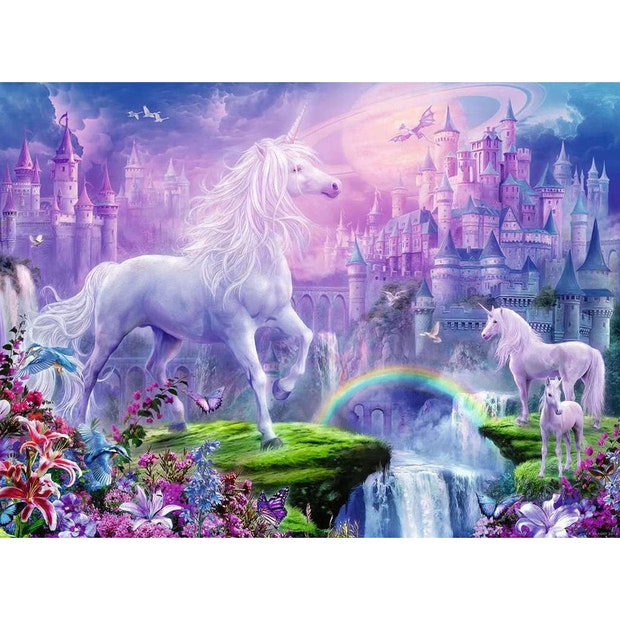 Ravensburger Unicorn Kingdom Glitter 100 XXL Piece