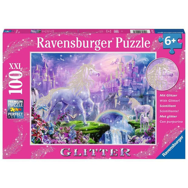 Ravensburger Unicorn Kingdom Glitter 100 XXL Piece