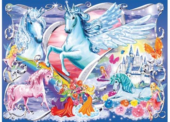 Ravensburger Amazing Unicorns Glitter 100 Piece