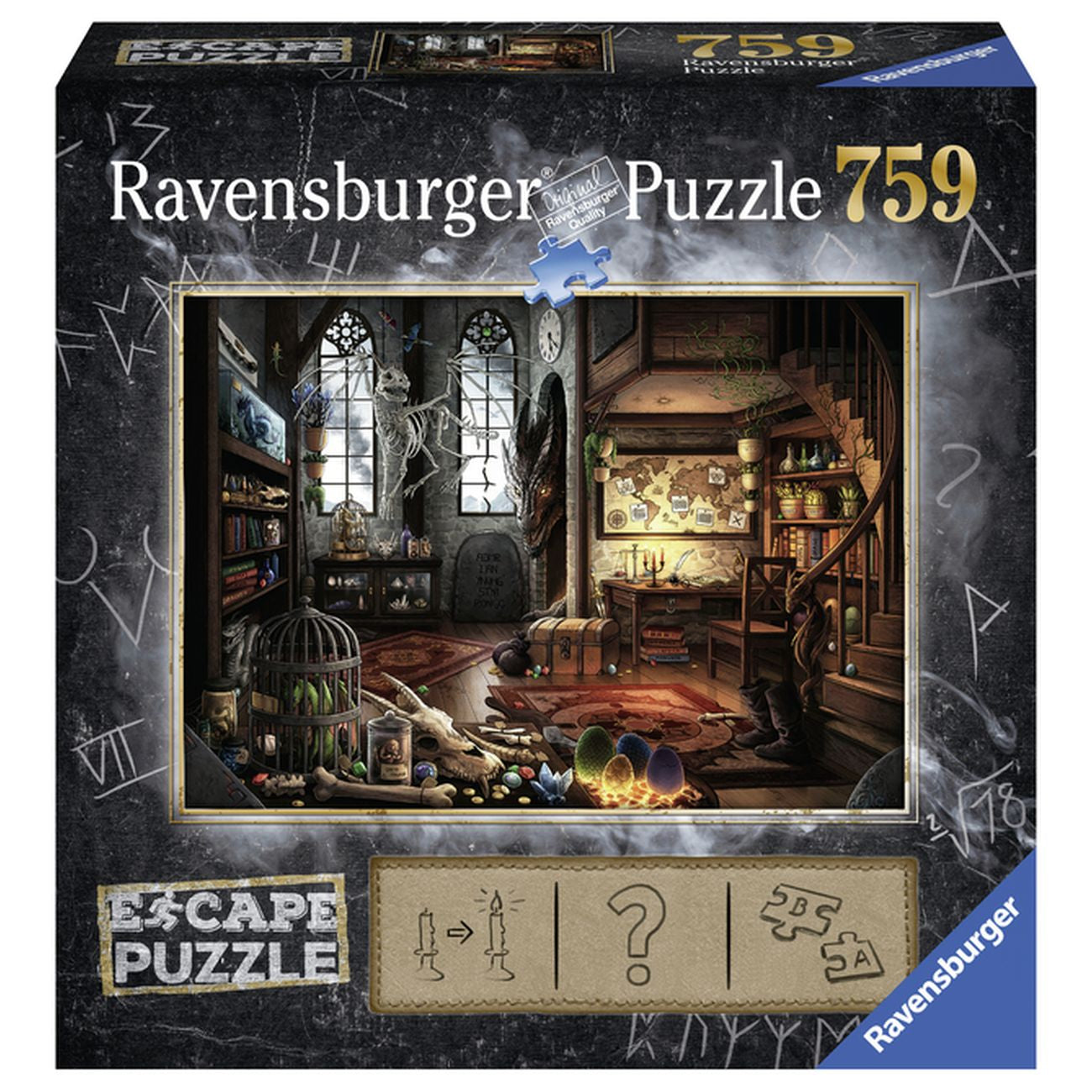 Ravensburger Escape 5 Dragon Laboratory 759 Piece - Toyworld Australia