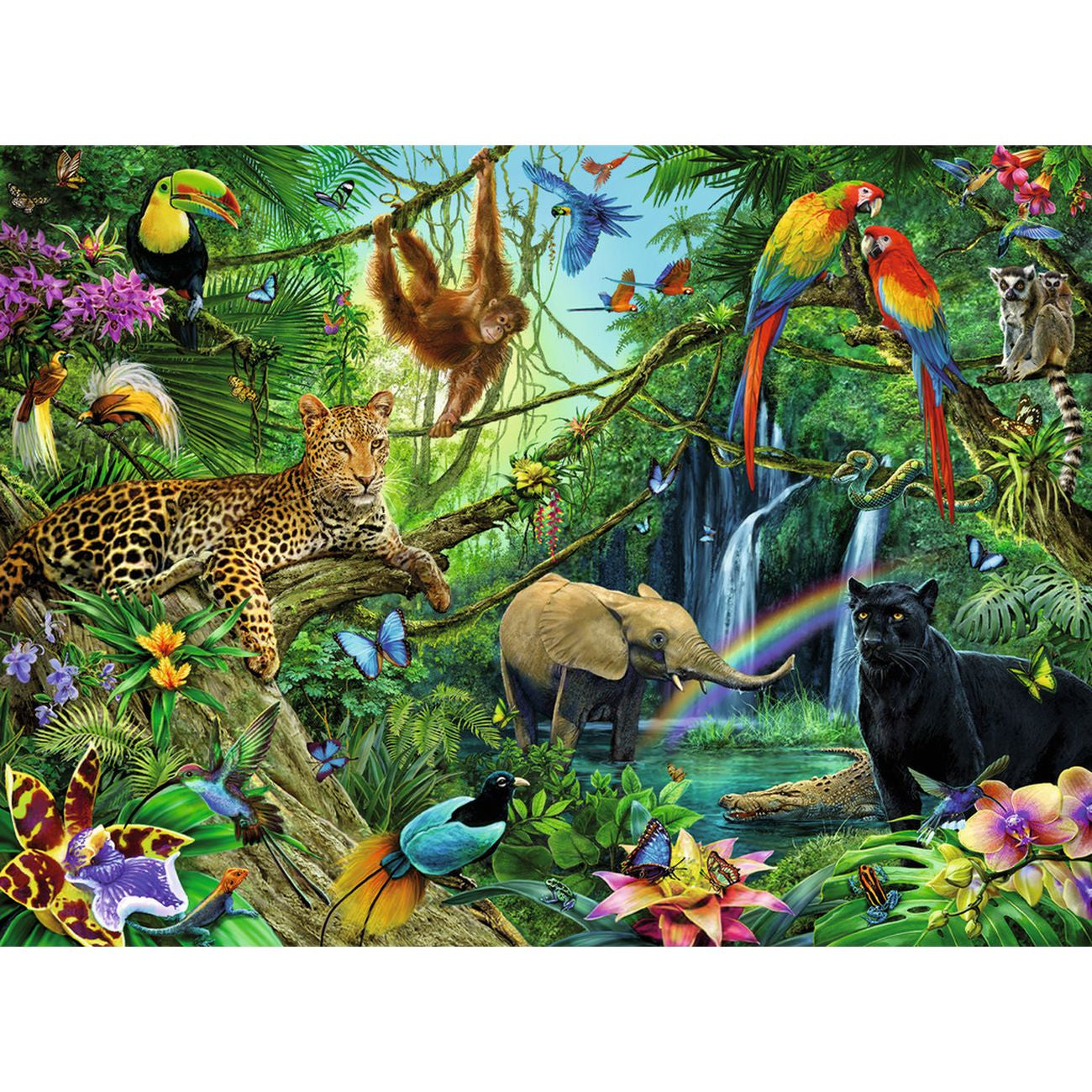 Ravensburger Animals In The Jungle 200 Piece