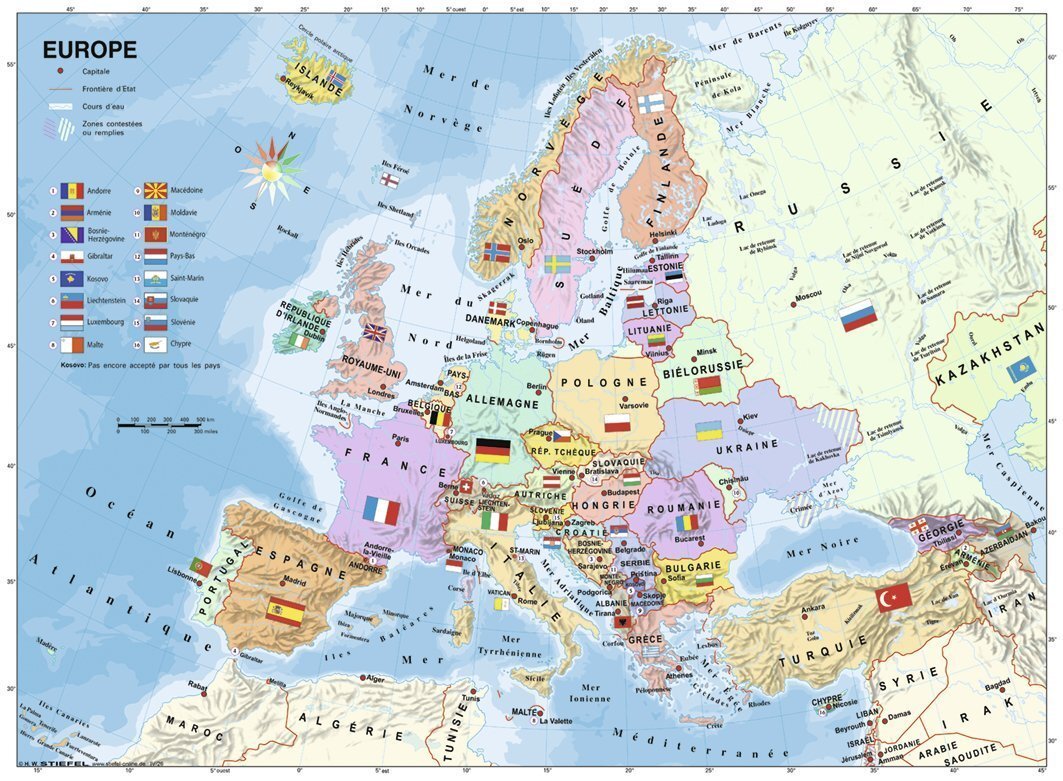 Ravensburger European Map 200 Piece - Toyworld Australia