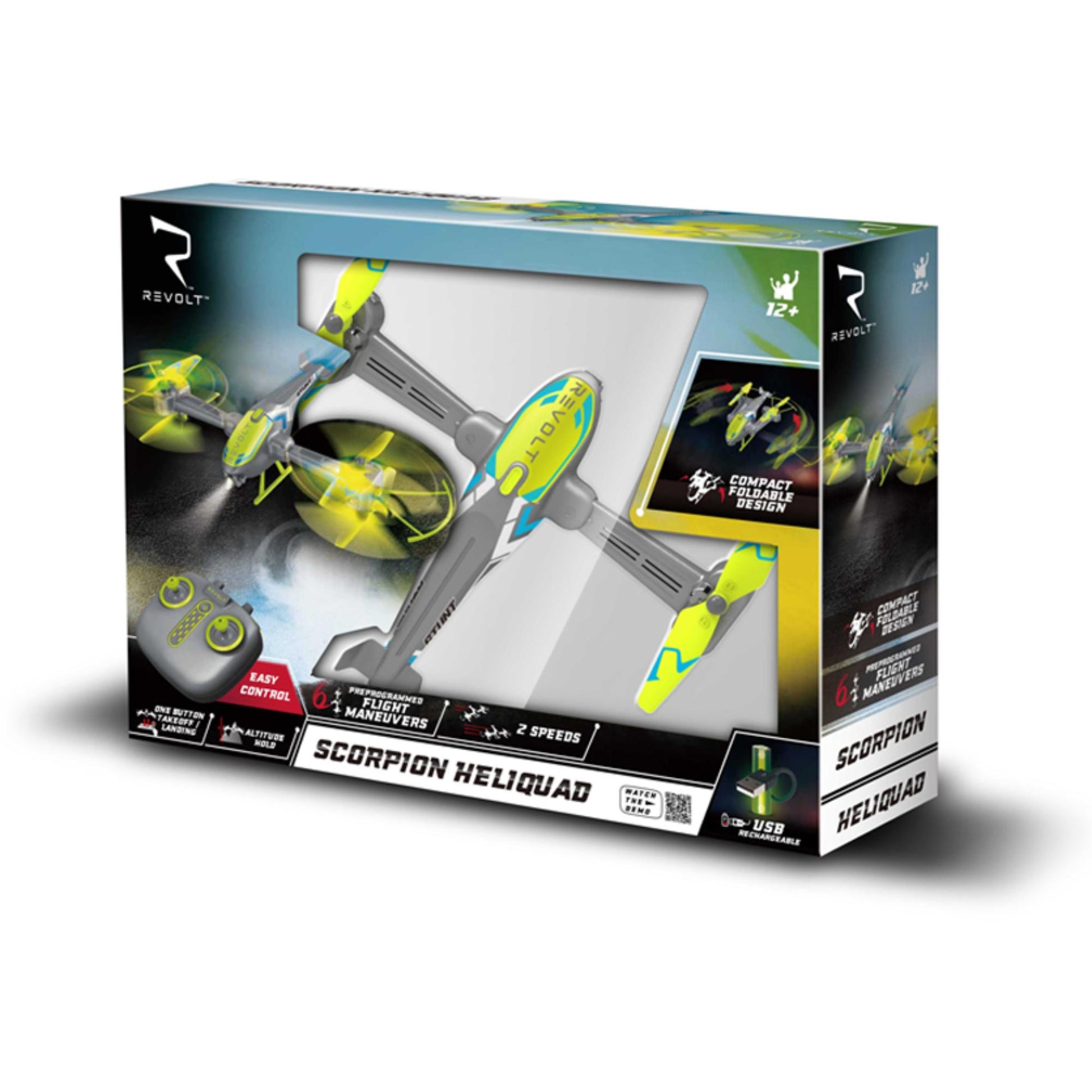 Revolt Radio Scorpion Heliquad - Toyworld Australia