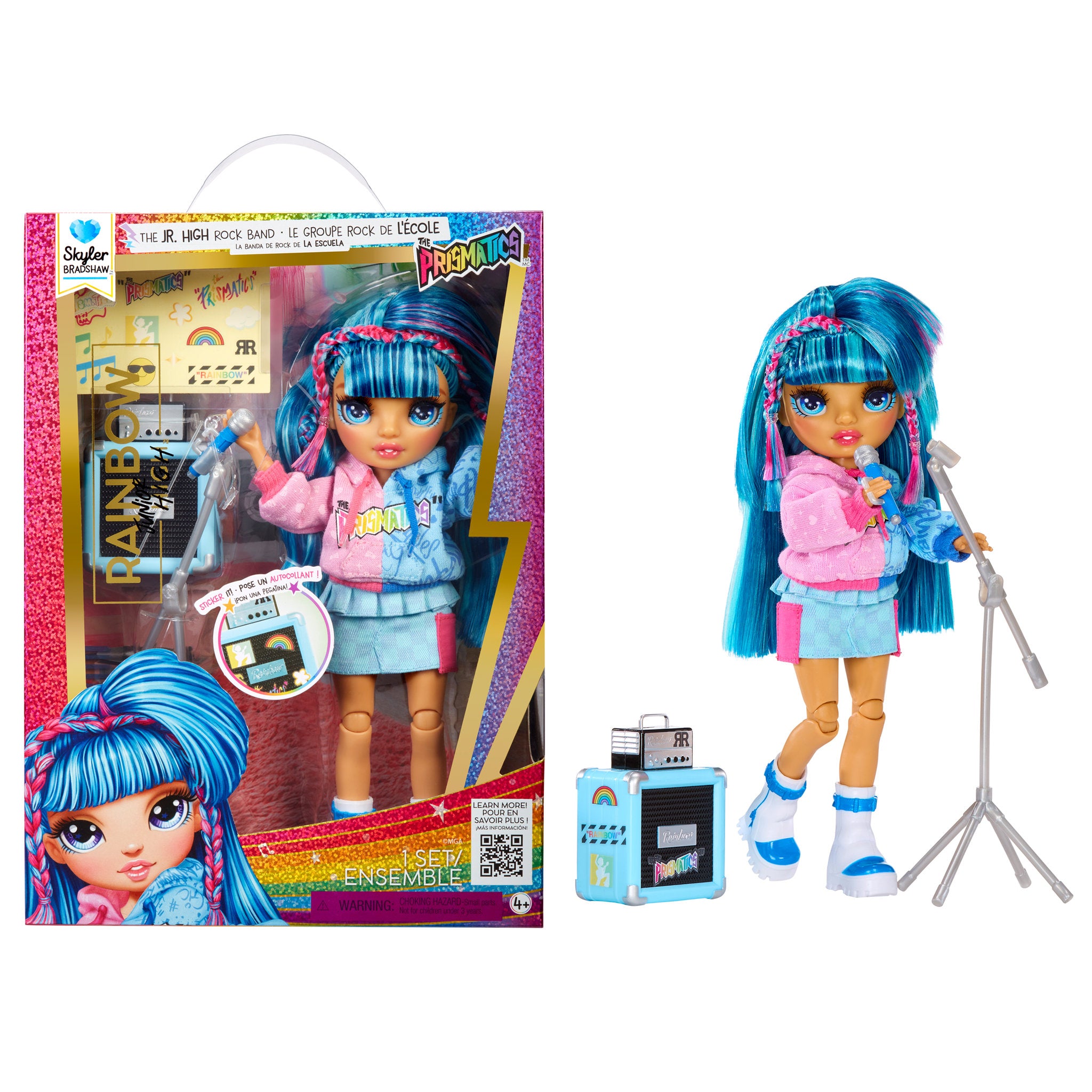 Rainbow High Junior Rockband Doll - Skyler