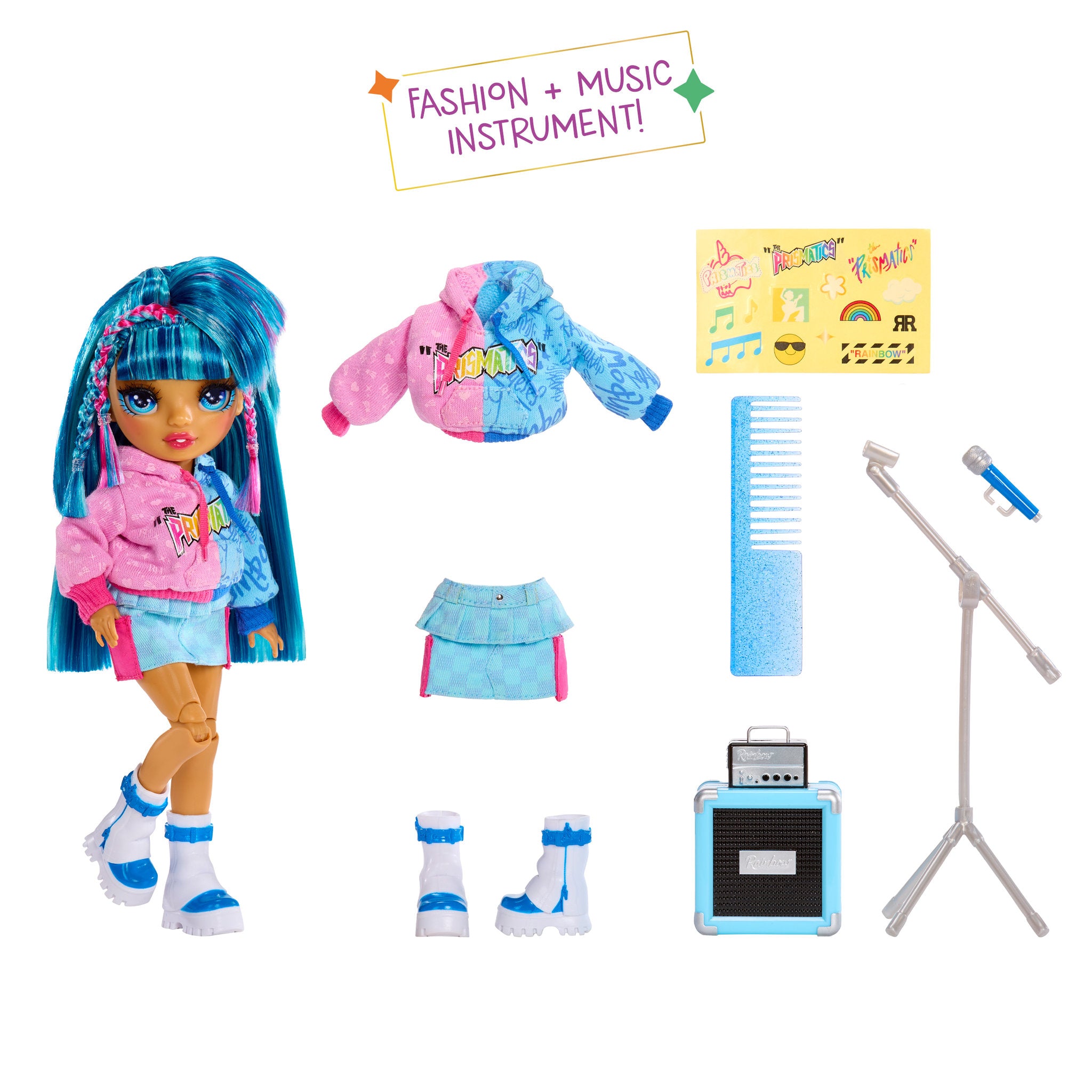 Rainbow High Junior Rockband Doll - Skyler