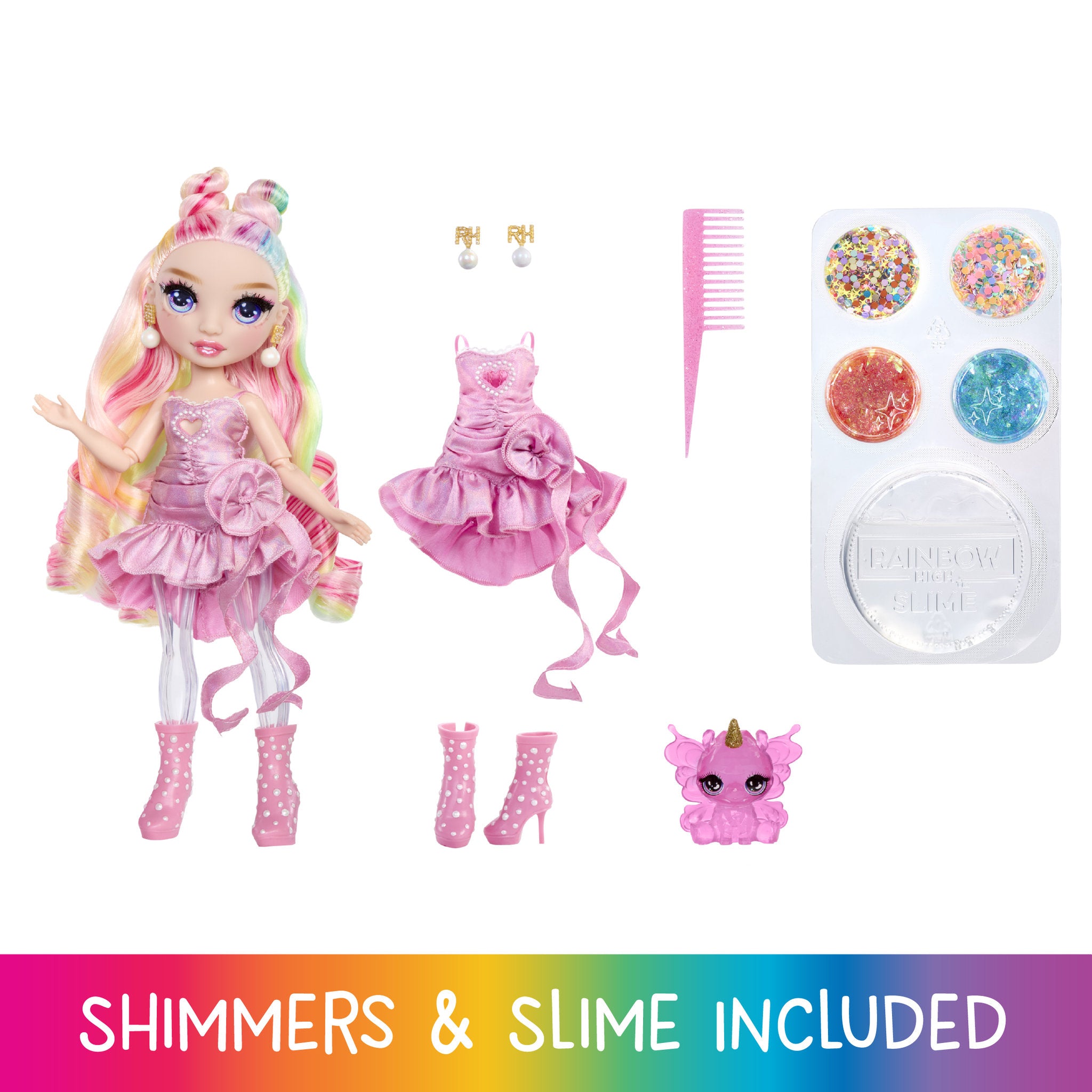 Rainbow High Rainbow Shimmers with Slime Doll - Bella