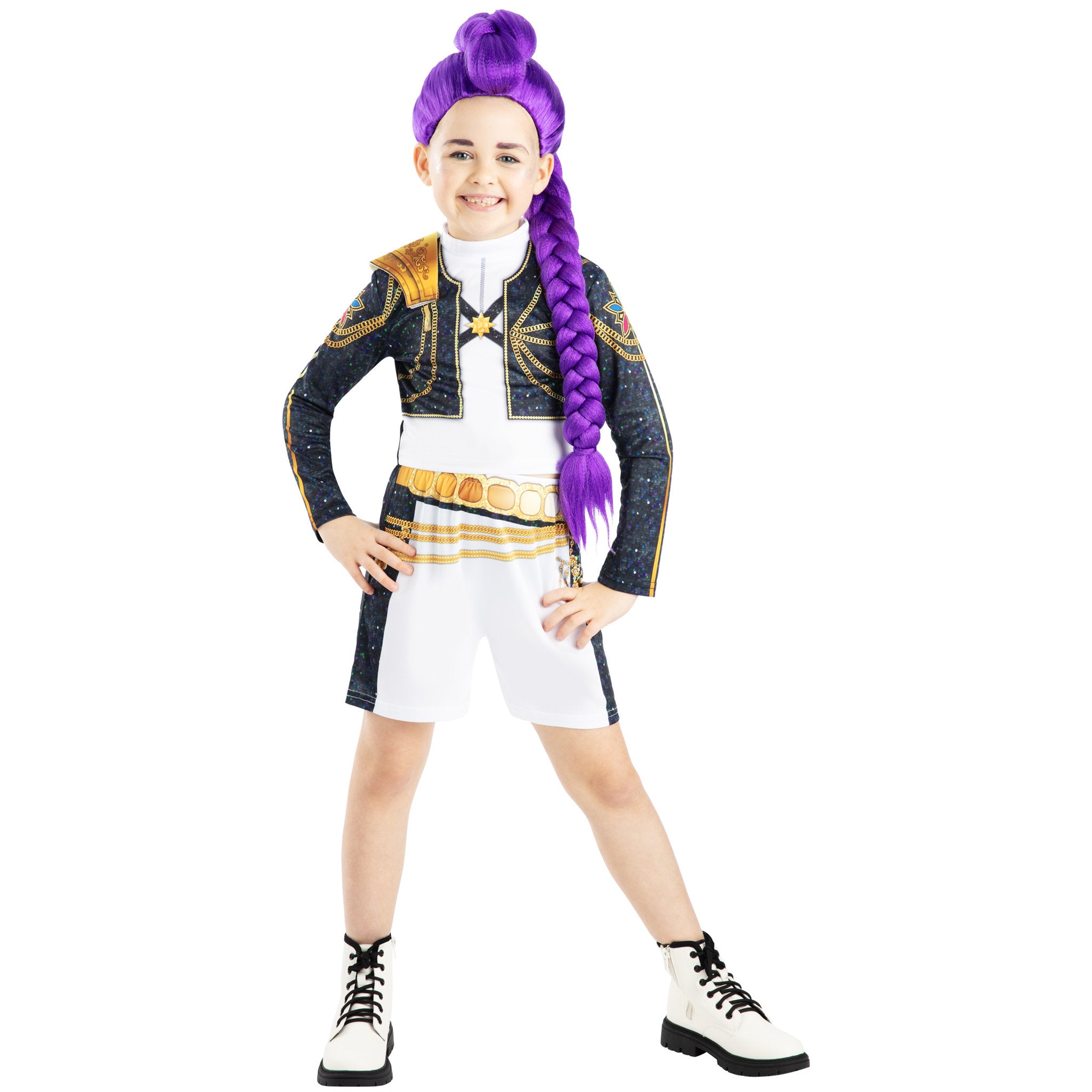 KPop Demon Hunters HUNTR/X Golden Costume Size 6 - Rumi