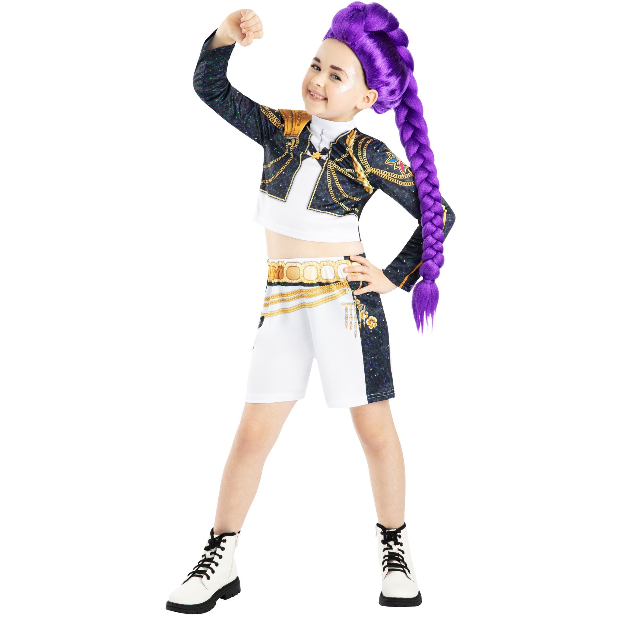 KPop Demon Hunters HUNTR/X Golden Costume Size 6 - Rumi