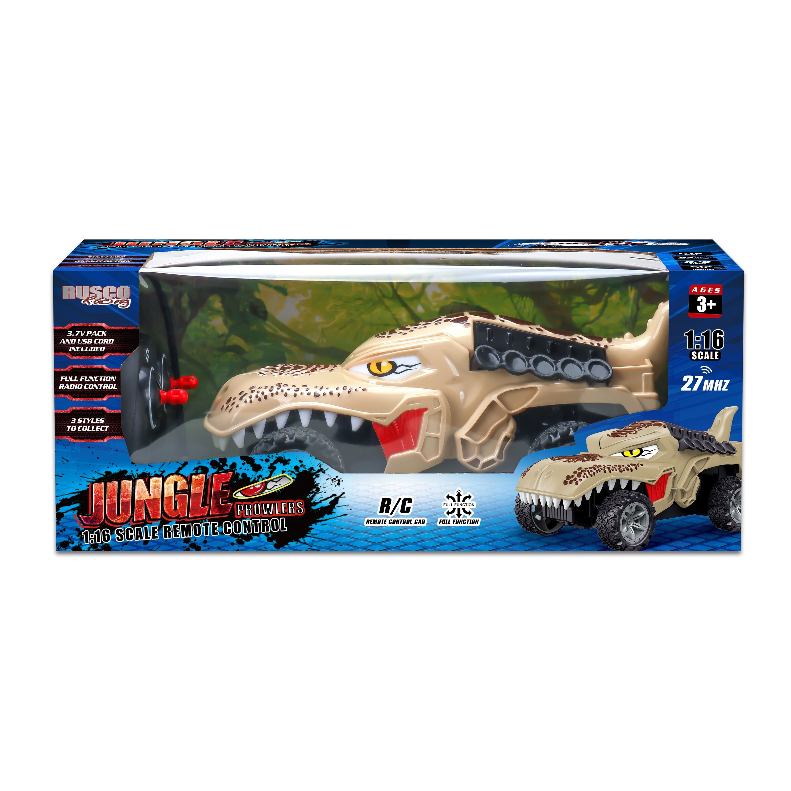 Rusco Racing 1:16 Jungle Prowler Remote Control Vehicle Assorted Styles - Toyworld Australia