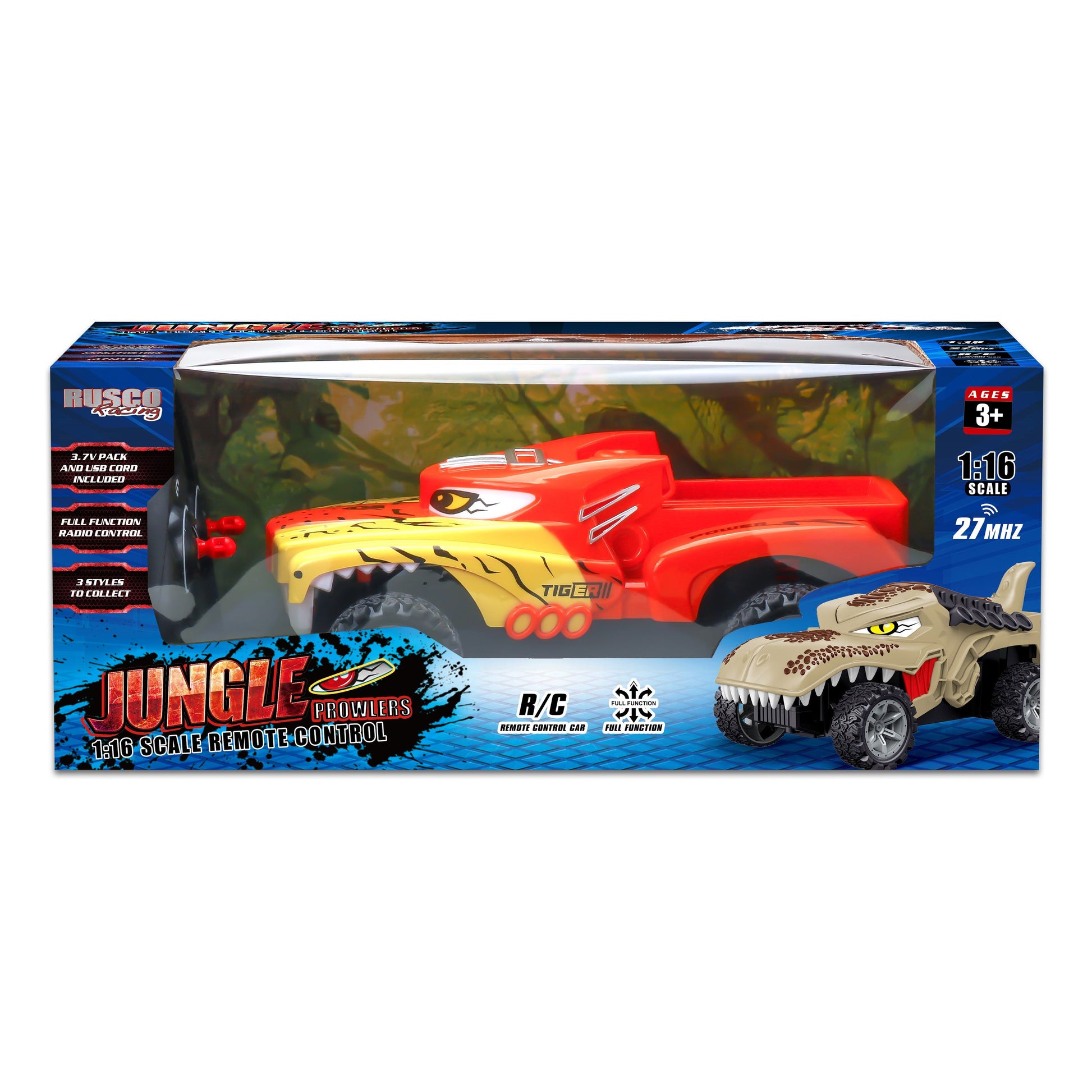 Rusco Racing 1:16 Jungle Prowler Remote Control Vehicle Assorted Styles - Toyworld Australia
