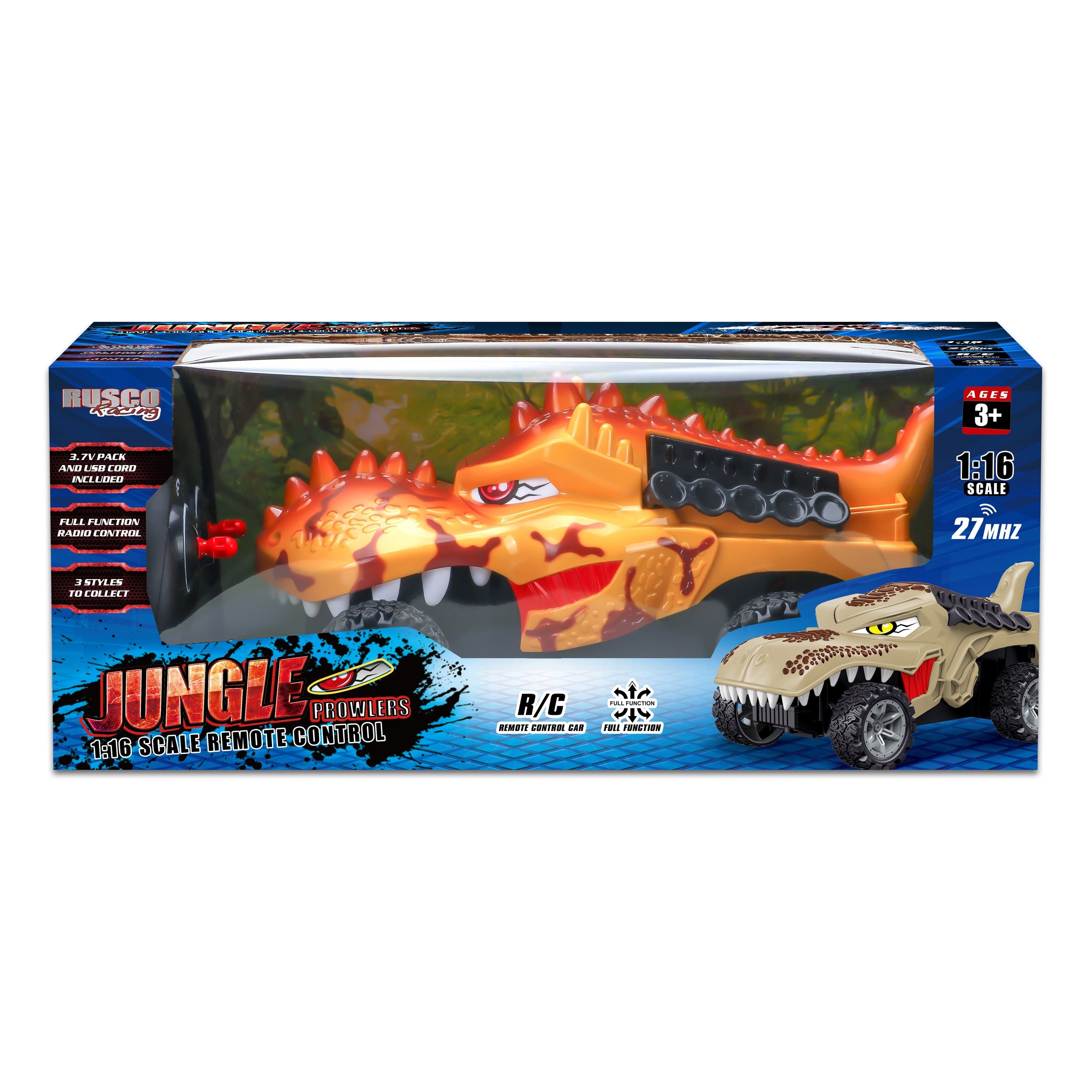 Rusco Racing 1:16 Jungle Prowler Remote Control Vehicle Assorted Styles - Toyworld Australia