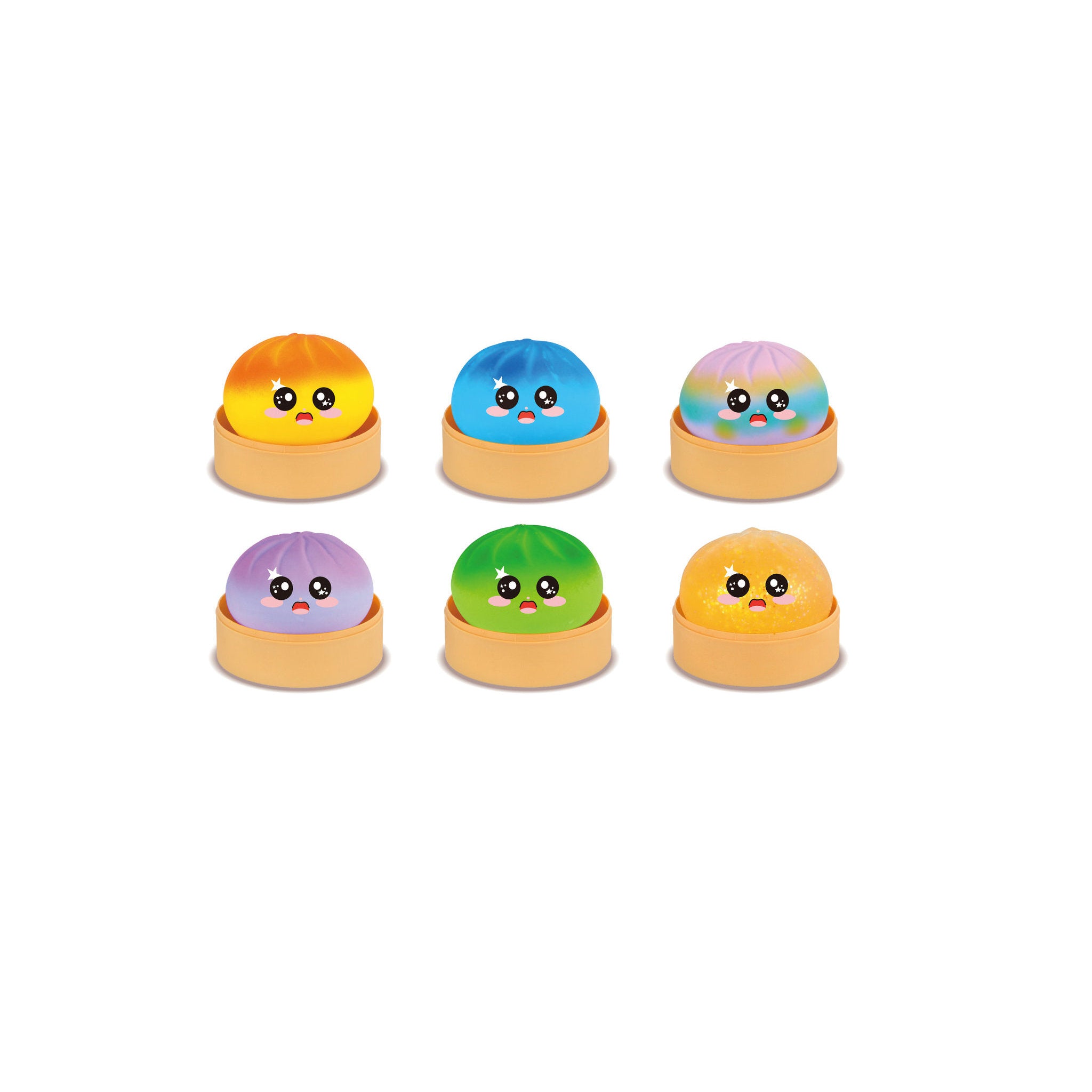 Squishy Mystery Rainbow Dumpling 3 Inch Blind Box