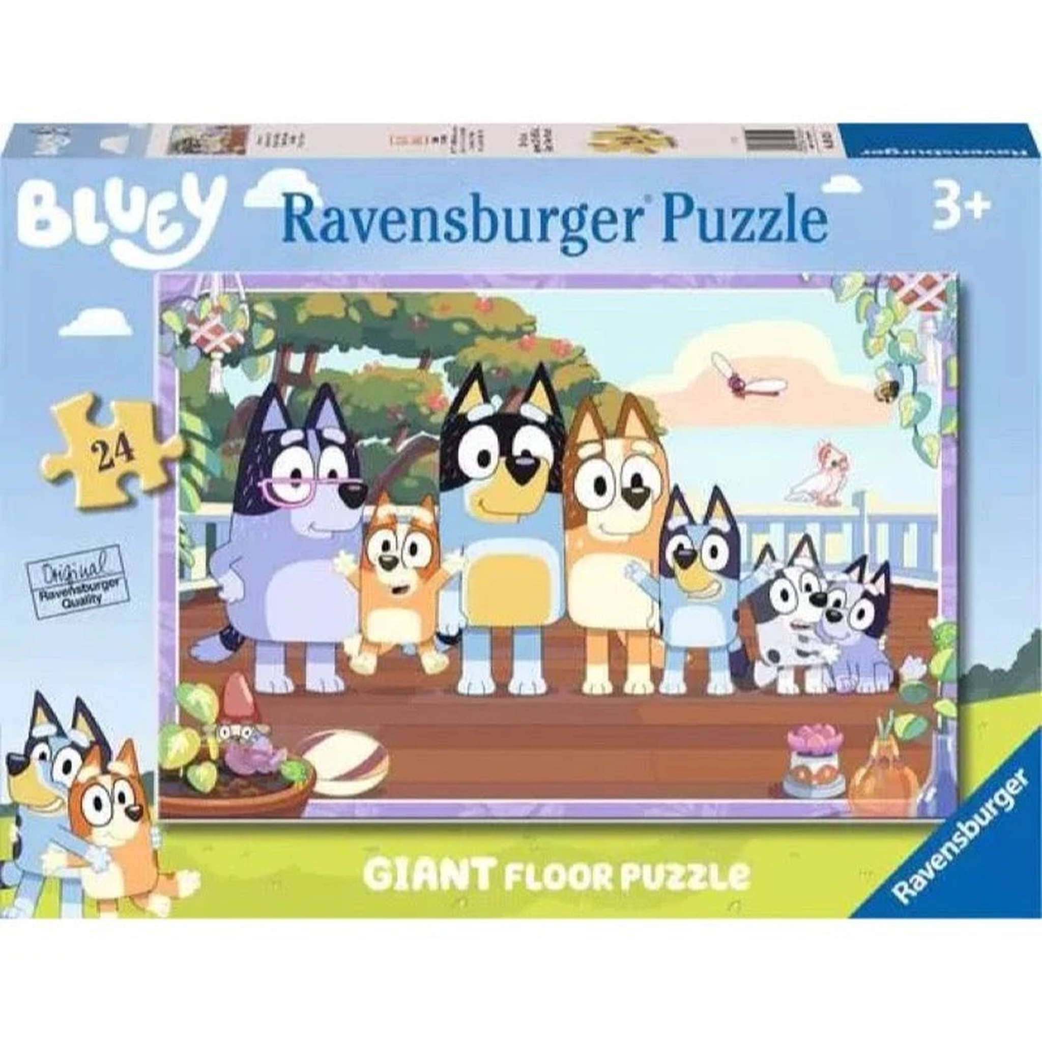 Ravensburger Puzzle Bluey Family Time Giant Floor 24 Piece
