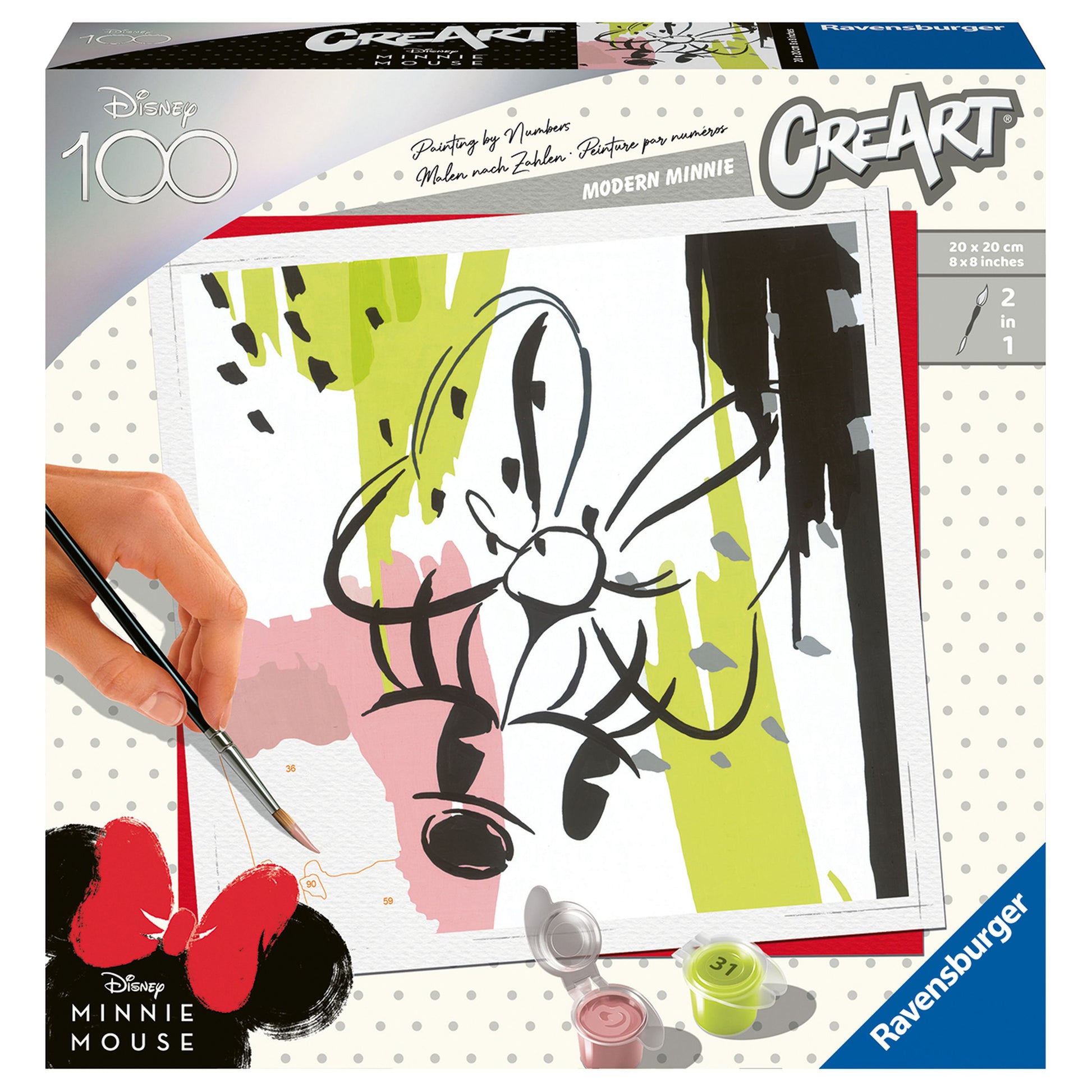 Ravensburger CreArt Disney 100 Modern Minnie Paint By Number