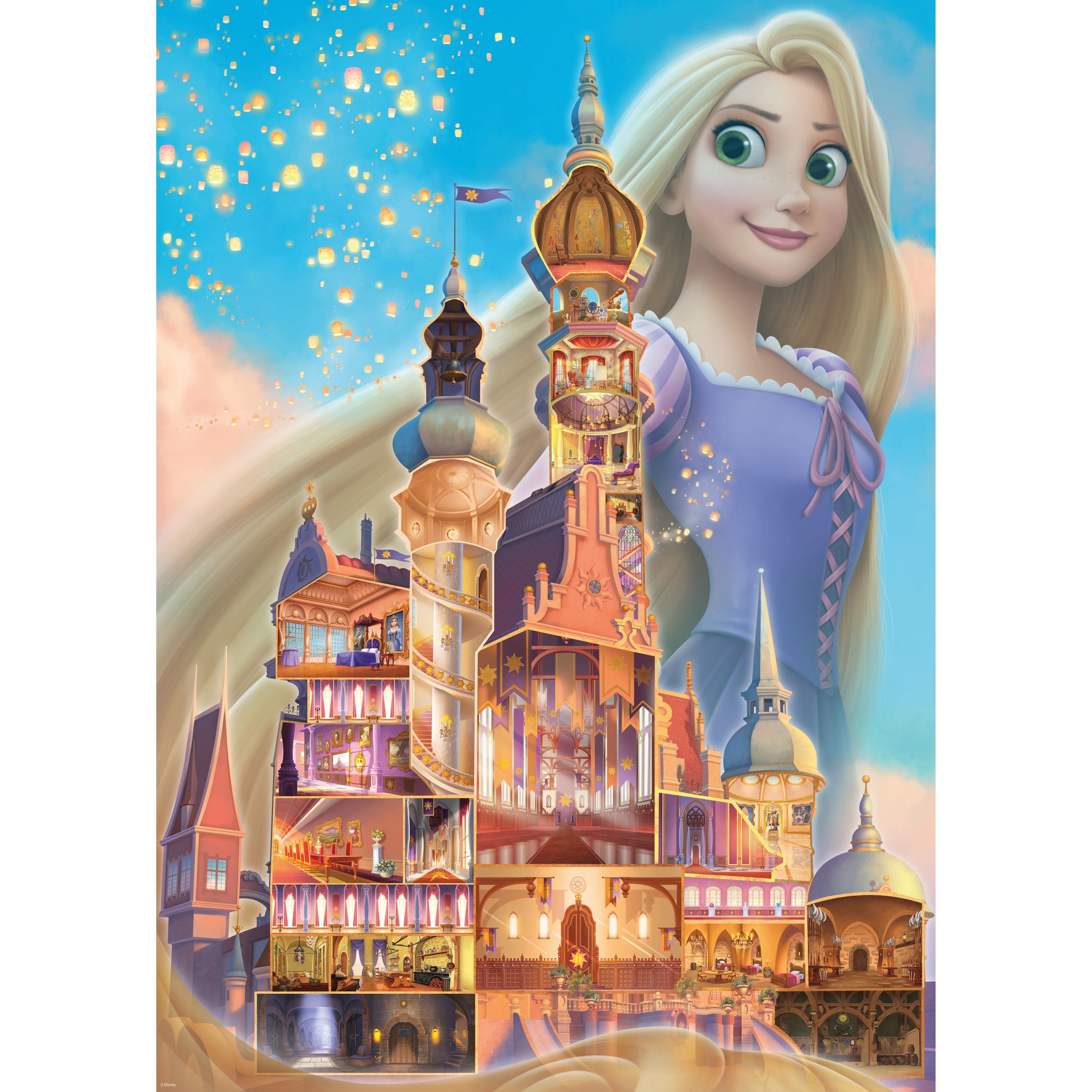 Ravensburger Disney Castles: Rapunzel 1000 Piece