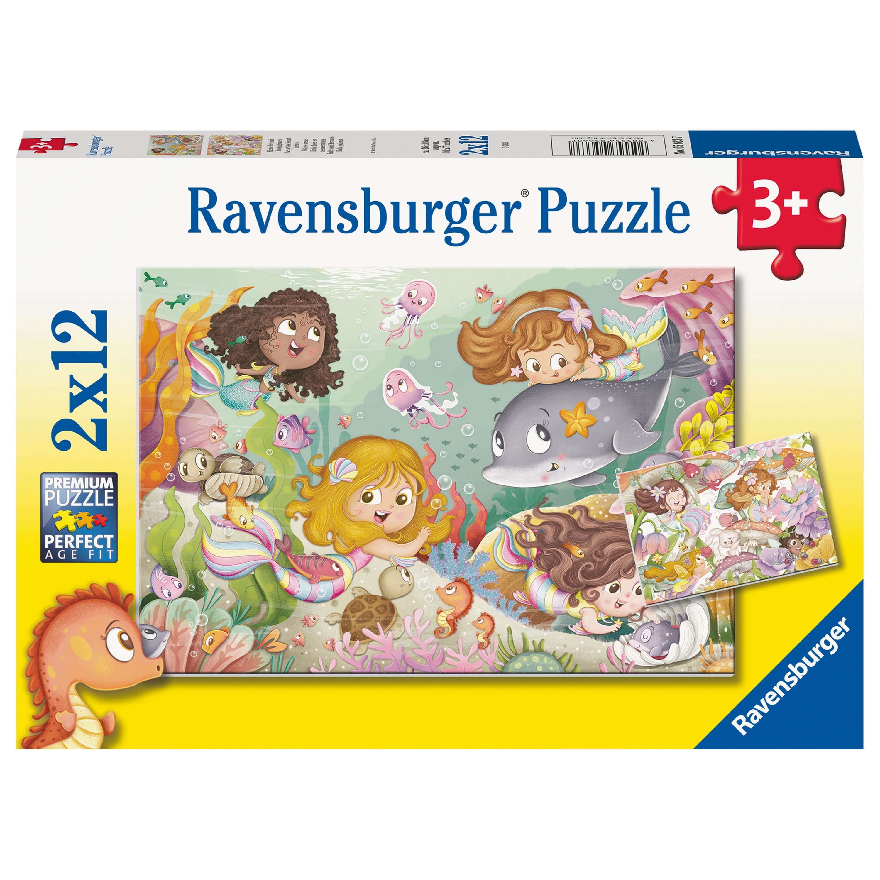Ravensburger Fairies And Mermaids 2X12 Piece Puzzle