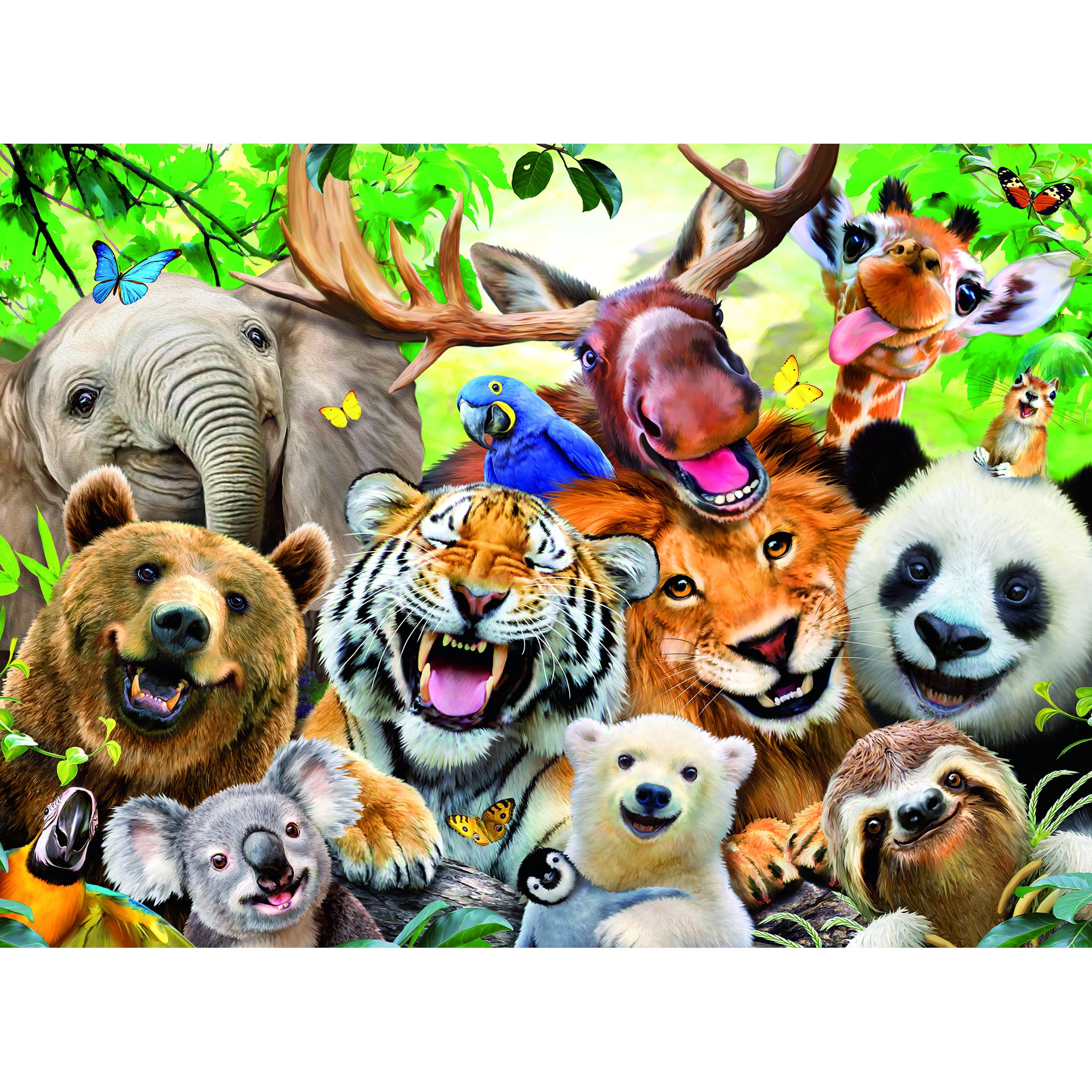 Ravensburger Wild Animal Selfie 300 Piece - Toyworld Australia