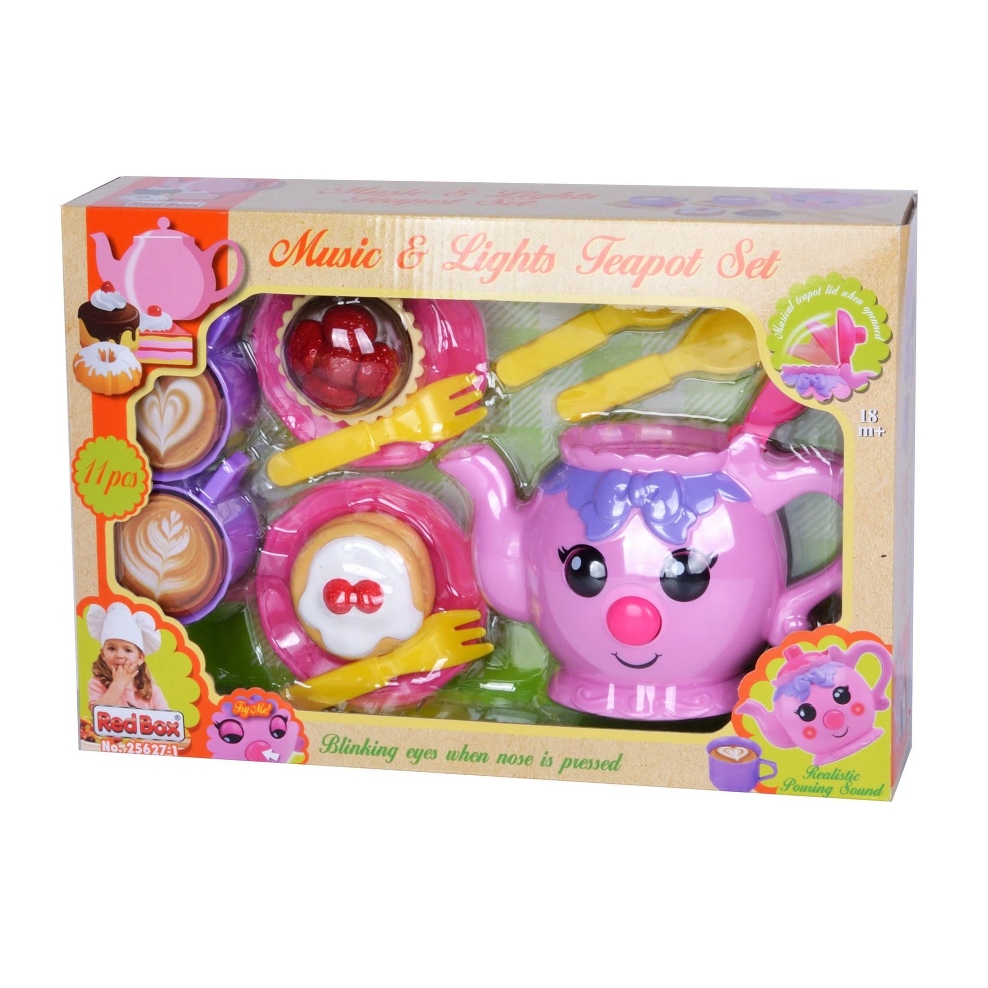Music & Light 11 Piece Teapot Set - Toyworld Australia