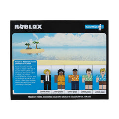 ROBLOX FIGURE MULTIPACK TROPICAL RESORT TYCOON: ULTIMATE VACATION