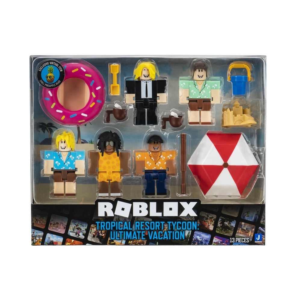ROBLOX FIGURE MULTIPACK TROPICAL RESORT TYCOON: ULTIMATE VACATION