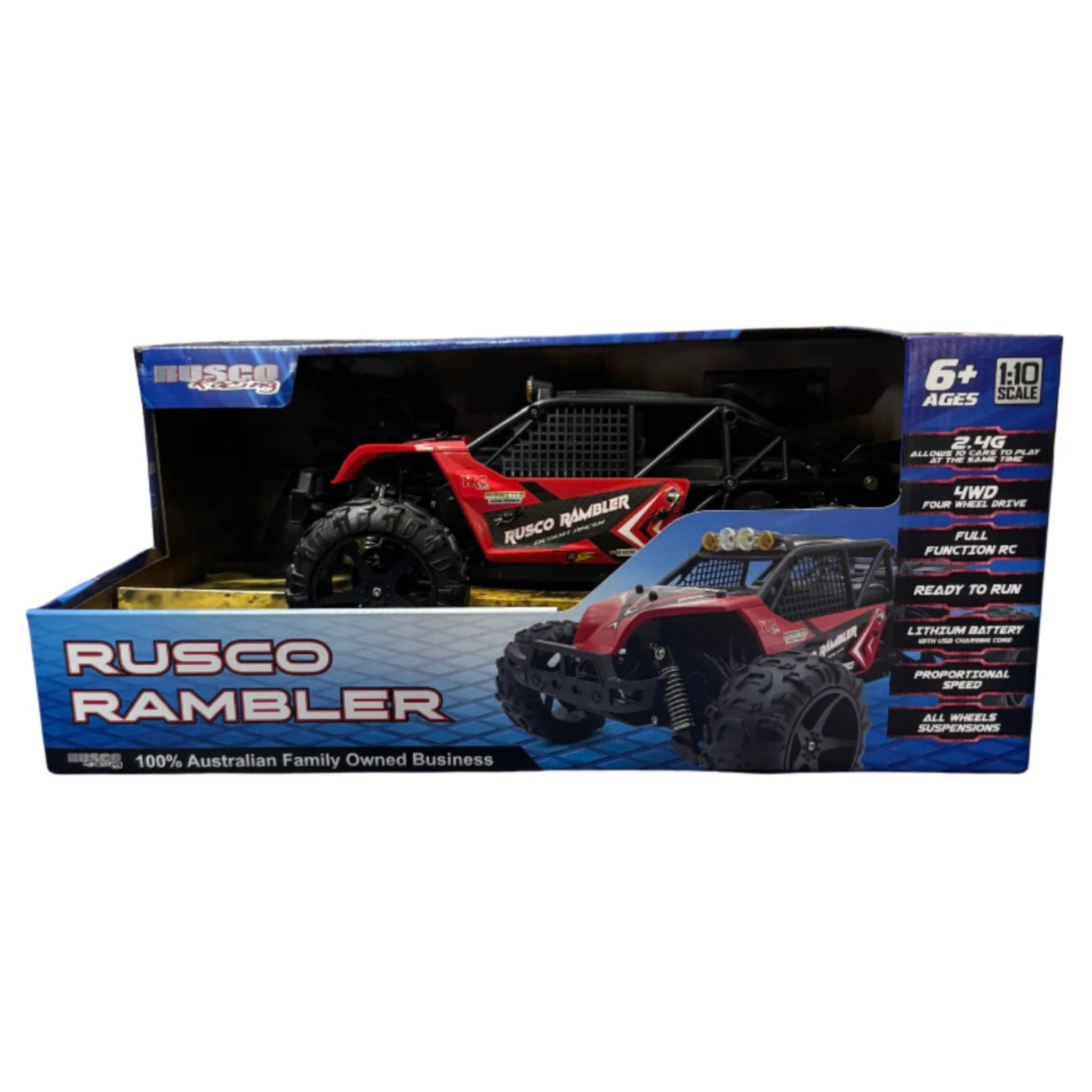 Rusco Rambler 1:10 4WD Desert Beast Buggy Cars Remote Control Assorted Styles