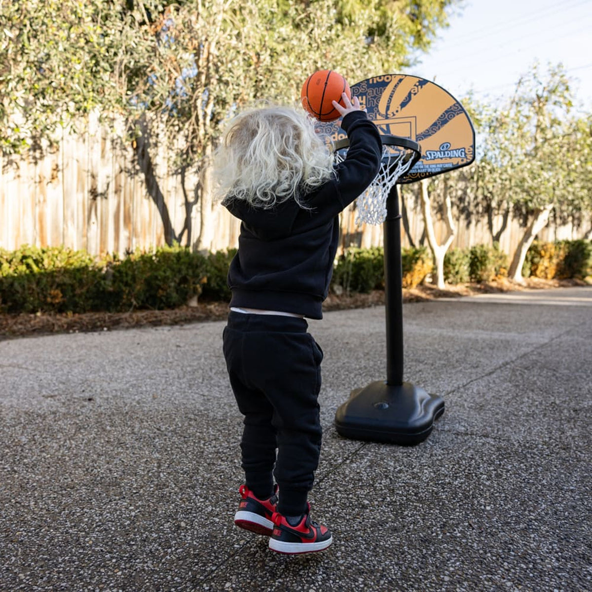 Spalding 24 Inch Eco Junior Aussie Hoops Portable Basketball System