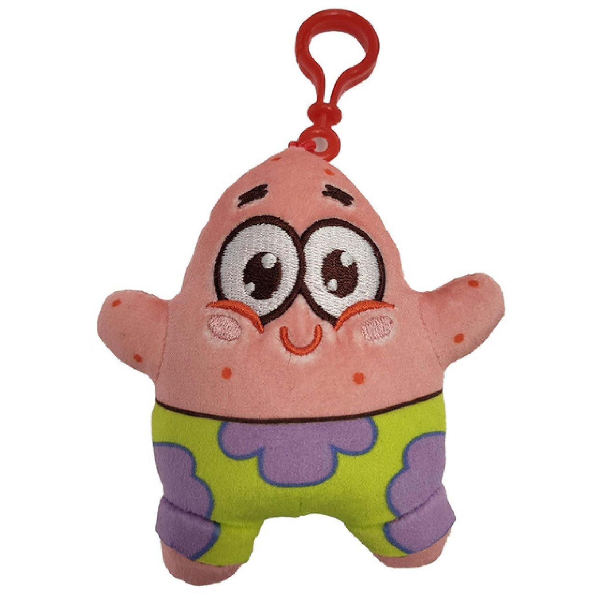 SpongeBob 10cm Squishy Belt Clips Assorted Styles