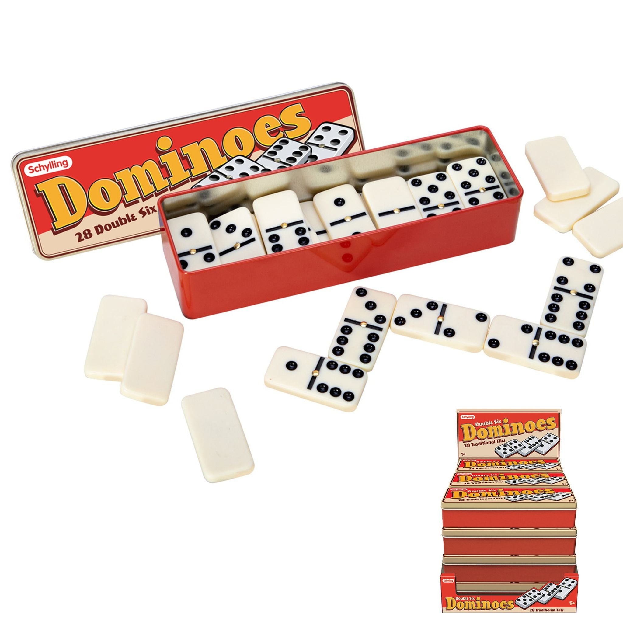 Schylling Dominoes Tin Box