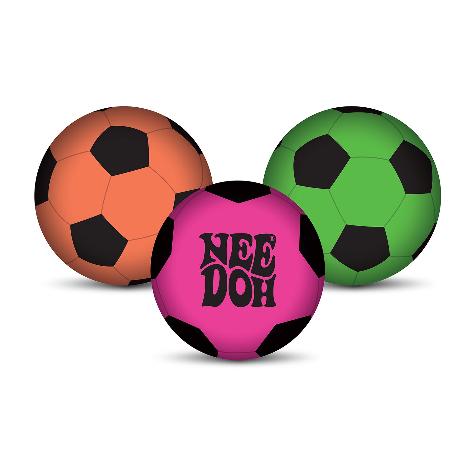 Schylling NeeDoh Hot Shots Soccer Ball Assorted Styles