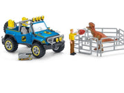Schleich Dinosaurs Off-Road Vehicle With Dino Outpost Set