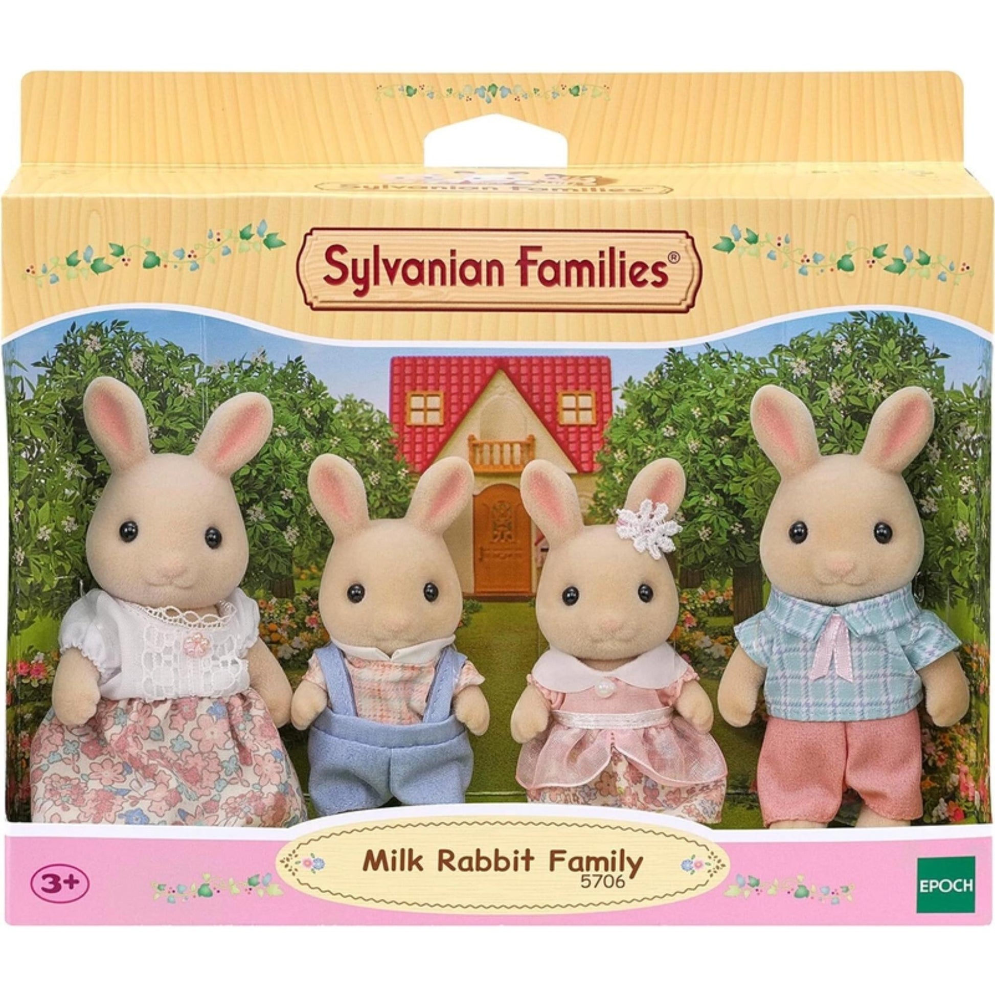 Sylvanian Families Milk Rabbit Family - Toyworld Australia