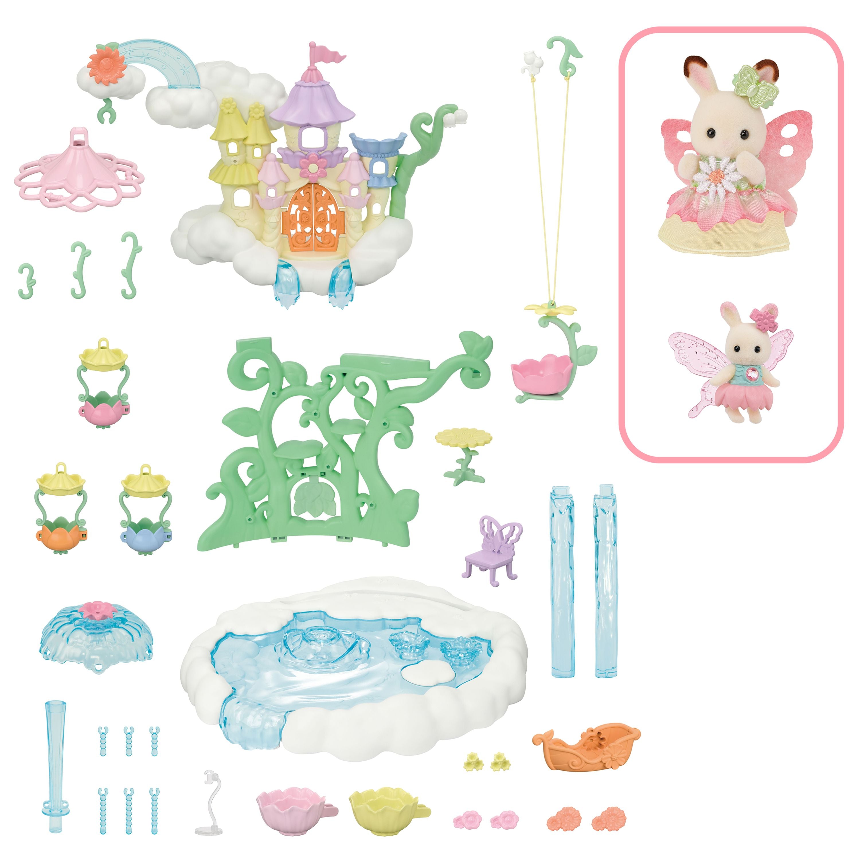Sylvanian Famlies Skytop Fairy Castle Playset