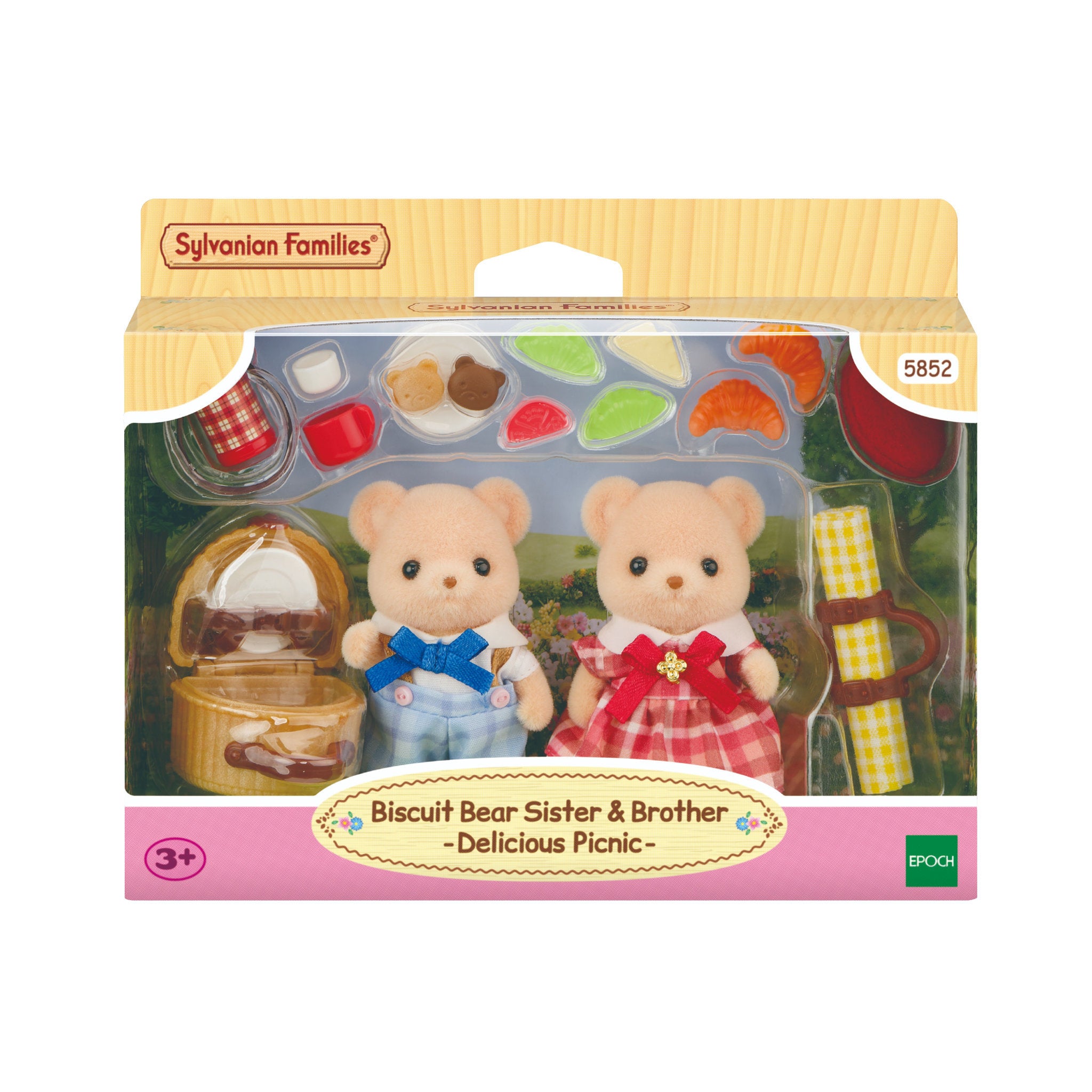 Sylvanian Families Biscuit Bear Sister & Brother
