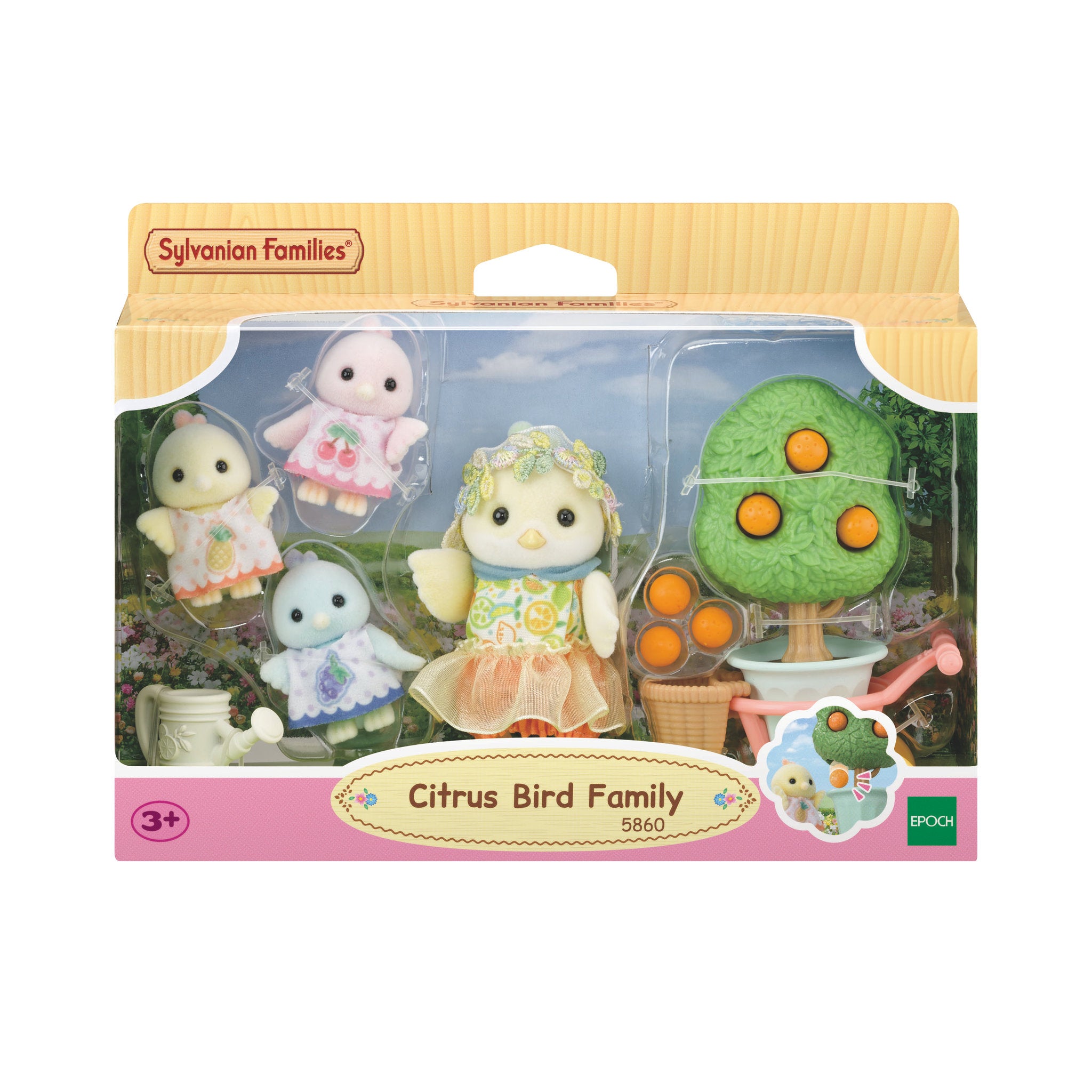 Sylvanian Families Citrus Bird Family