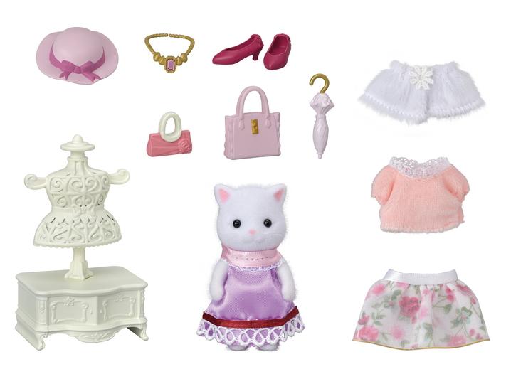 Sylvanian Families Fashion Accessories Play Set Town Girl Persian Cat