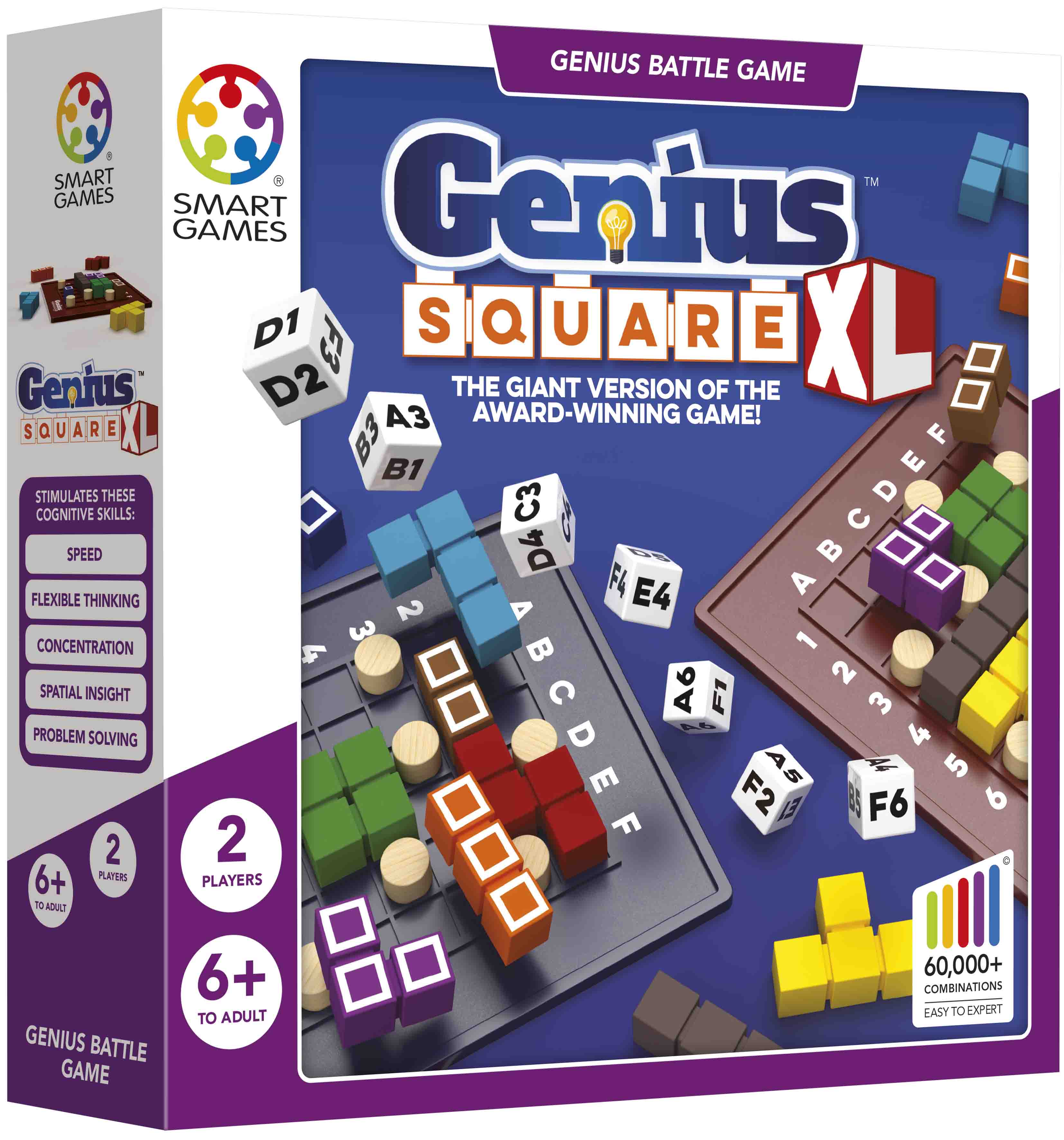 Smart Games Genius Square XL Game – Toyworld Australia