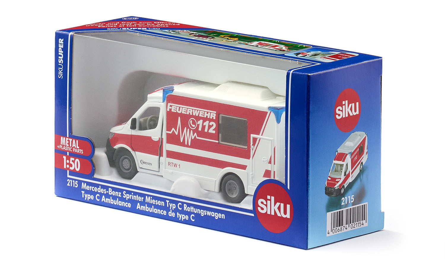 Siku 2115 1:50 Mercedes Benz Sprinter Ambulance