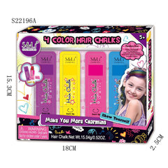 SL COSMETICS HAIR CHALK SET WITH 4 COLORS