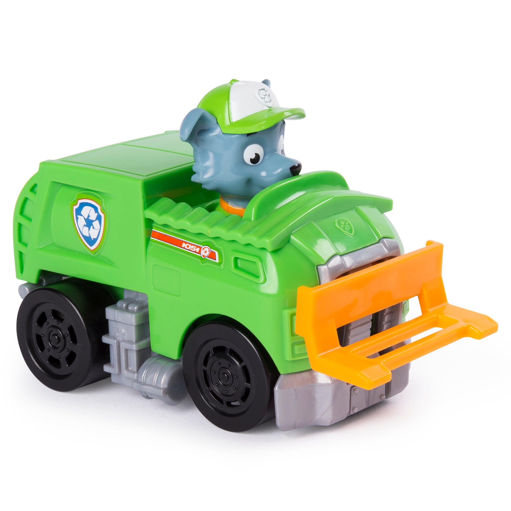 PAW Patrol Rescue Racer Vehicle Rocky Garbage Truck - Toyworld Australia