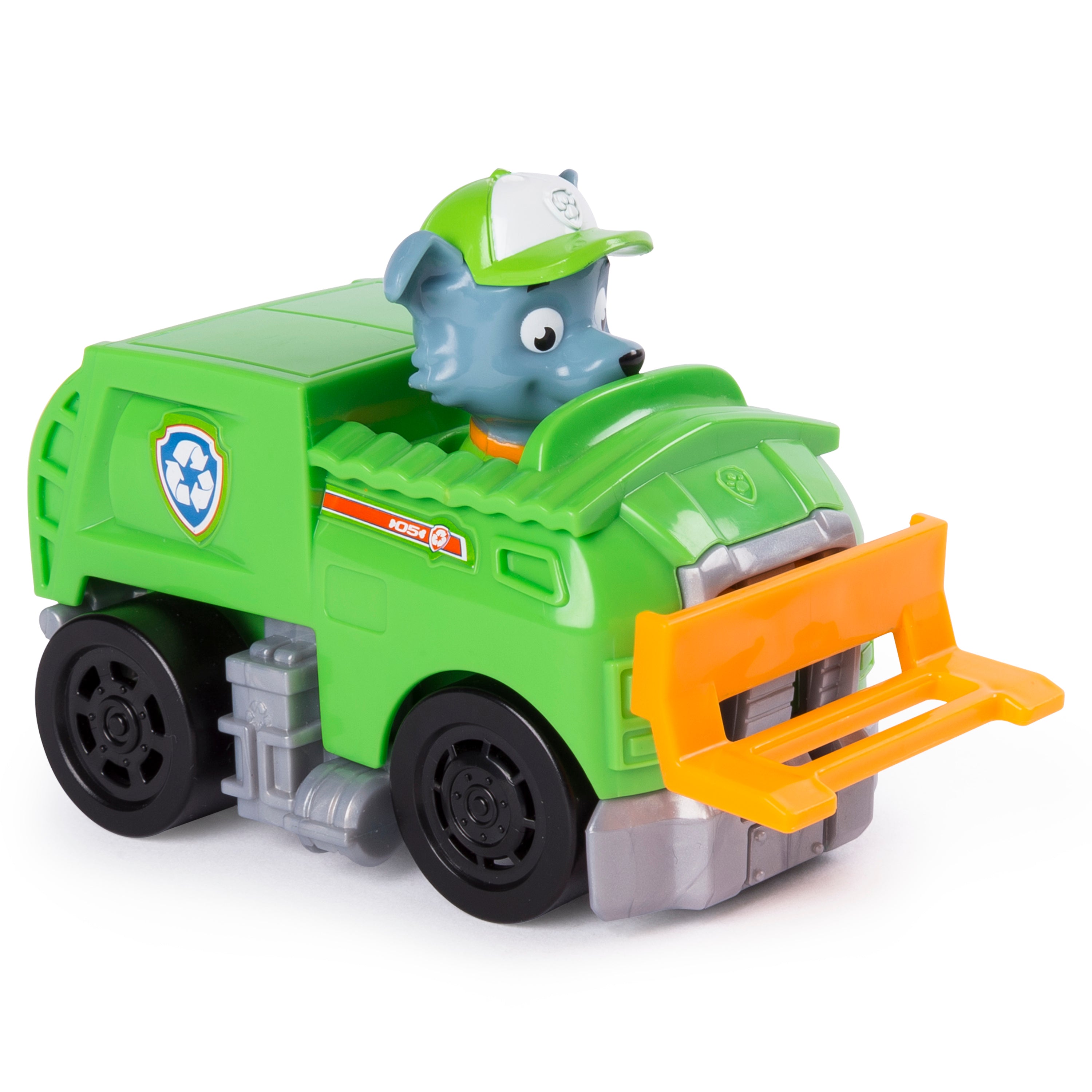 PAW Patrol Rescue Racer Vehicle Rocky Garbage Truck - Toyworld Australia