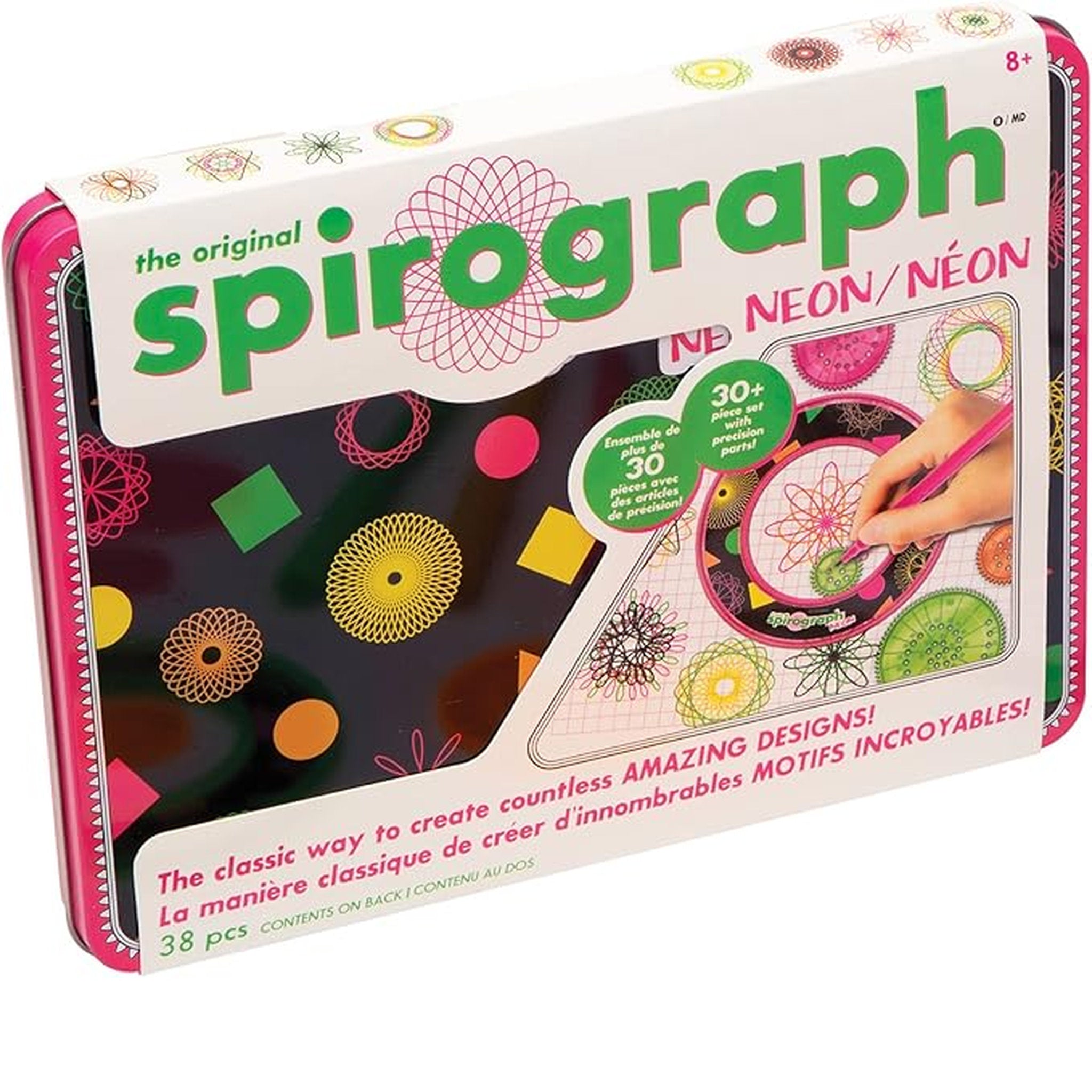 The Original Spirograph Kit - Neon Tin