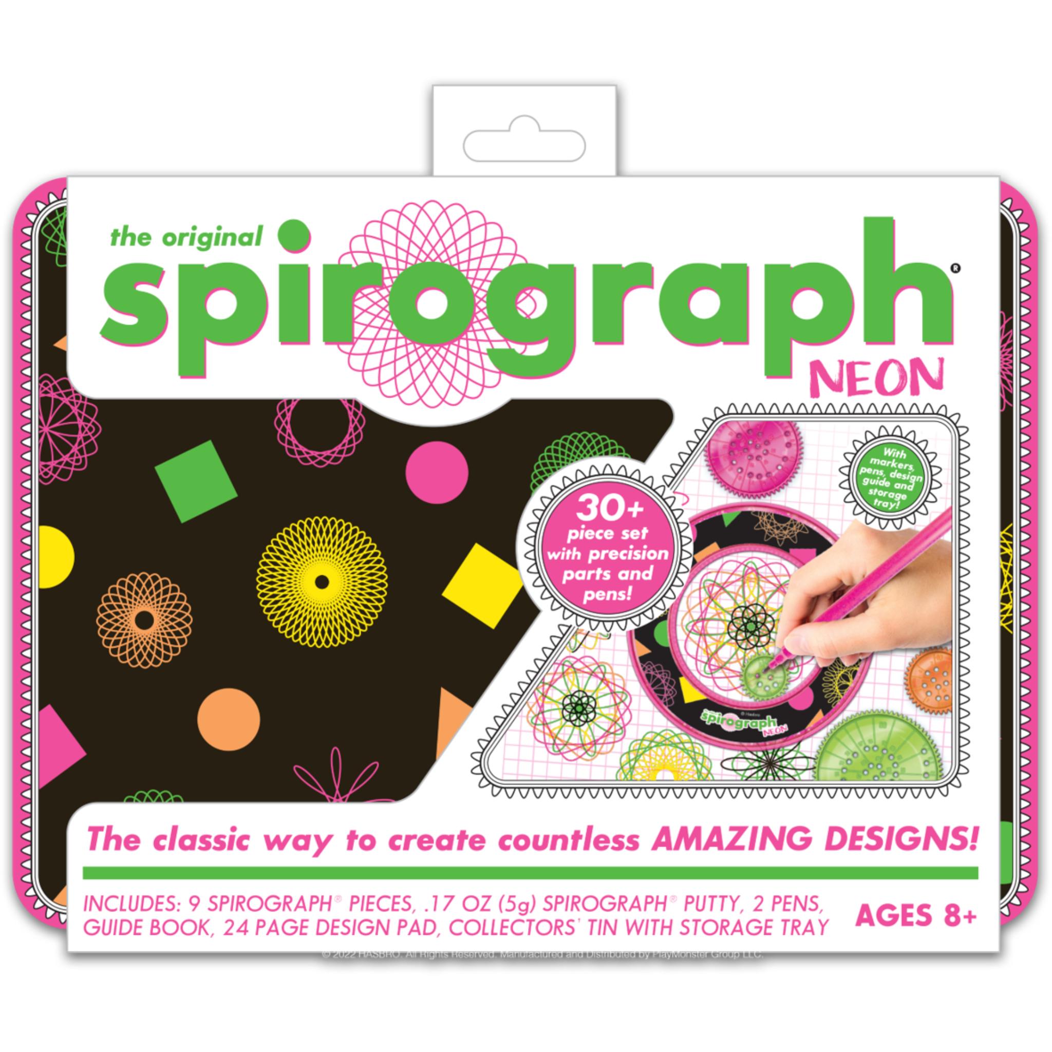 The Original Spirograph Neon Tin