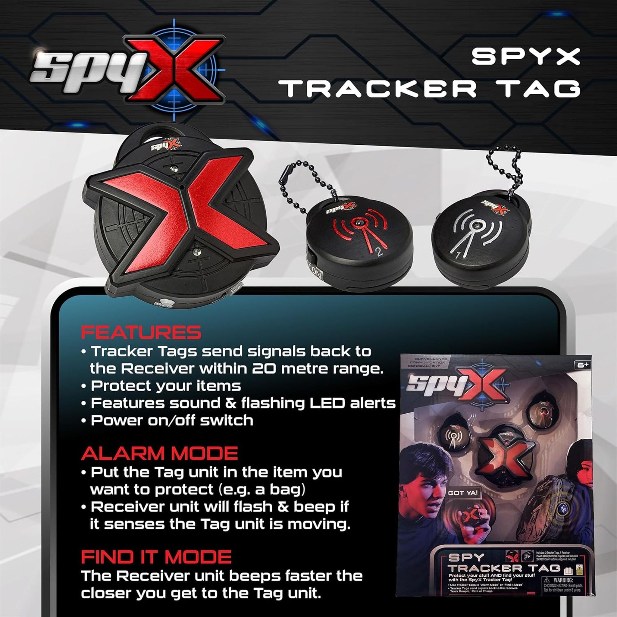 SpyX Tracker Tag