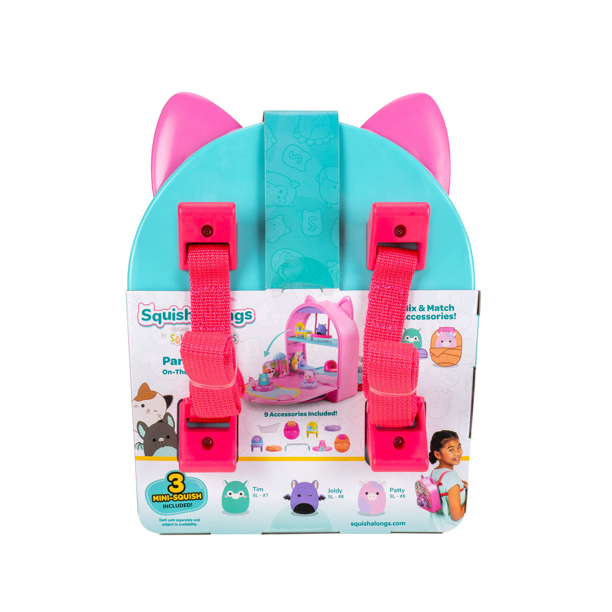 Squishmallows Squish-A-Longs On The Go Playset