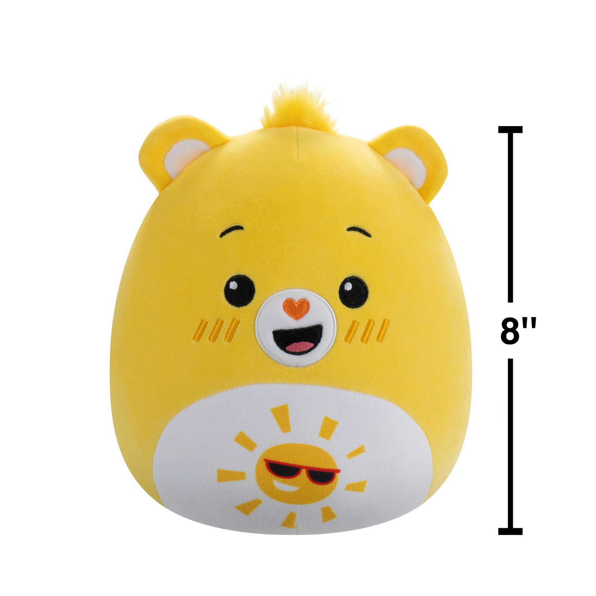Squishmallows Original 8 Inch Care Bears - Funshine Bear - Toyworld Australia