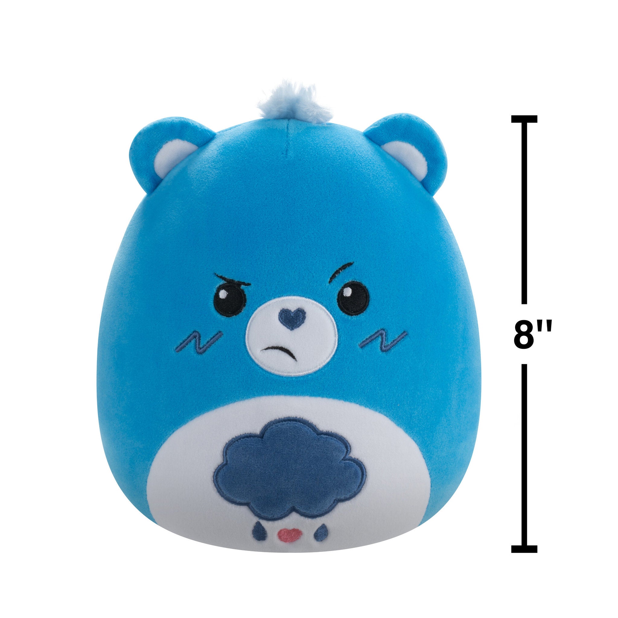 Squishmallows Original 8 Inch Care Bears - Grumpy Bear - Toyworld Australia